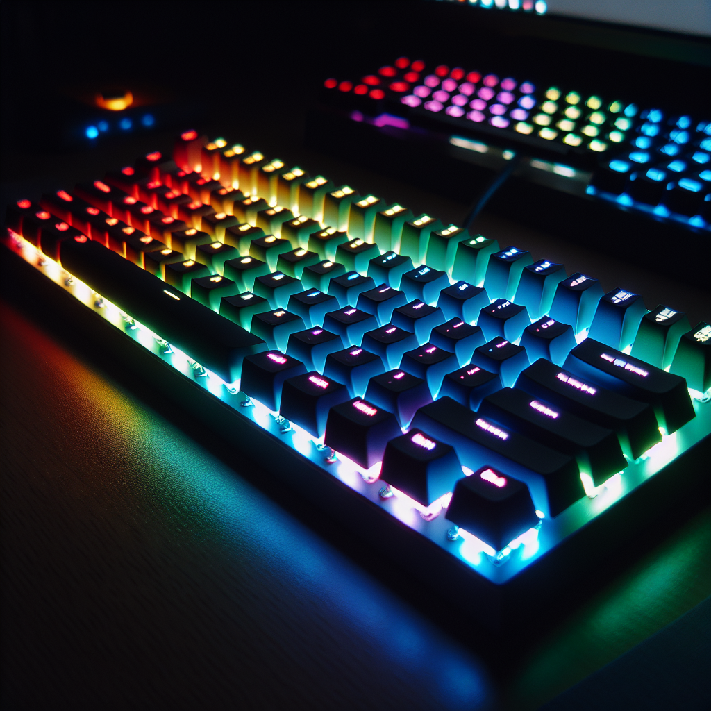 Posso configurar animações com iluminação RGB no meu teclado mecânico?