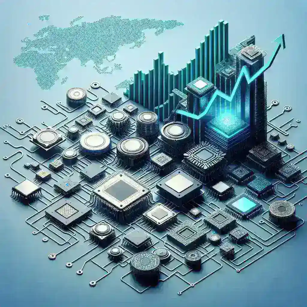 Mercado de semicondutores asiático cresce 18% no primeiro semestre